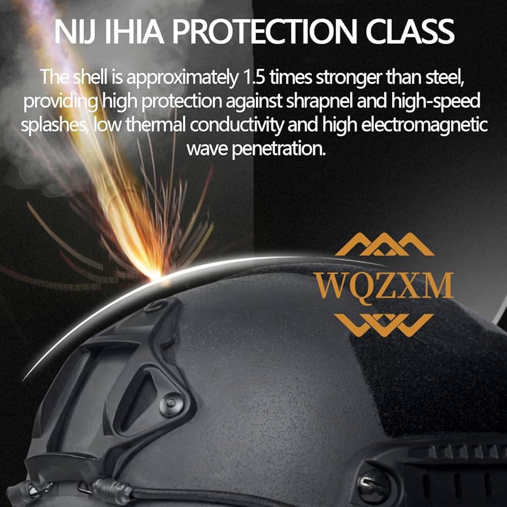 Amazon.co.jp: タクティカルファストアラミド防弾ヘルメット