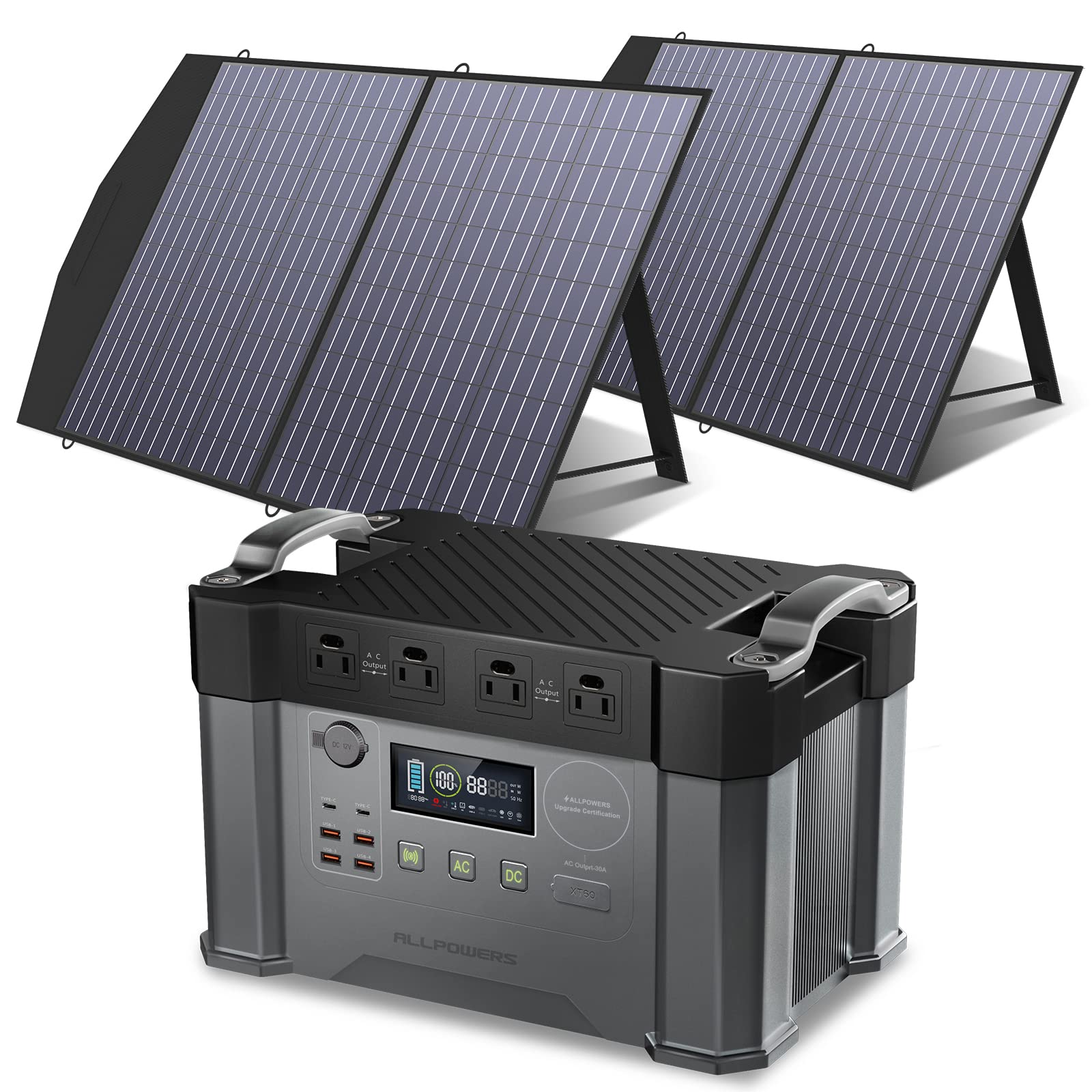 Amazon | ALLPOWERS S2000 ポータブル電源 2000W1500WH大容量 ソーラー