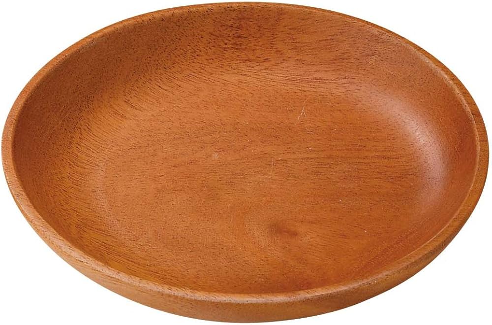 Amazon | キャプテンスタッグ(CAPTAIN STAG) 木製 食器 丸型プレート