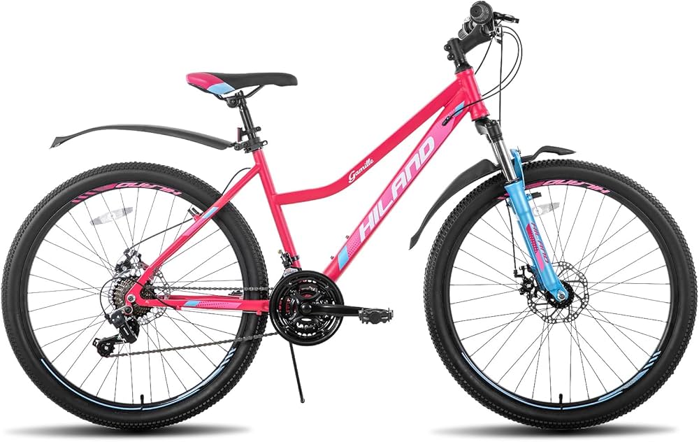 Amazon | HILAND 26 27インチ マウンテンバイク シマノ製21段変速