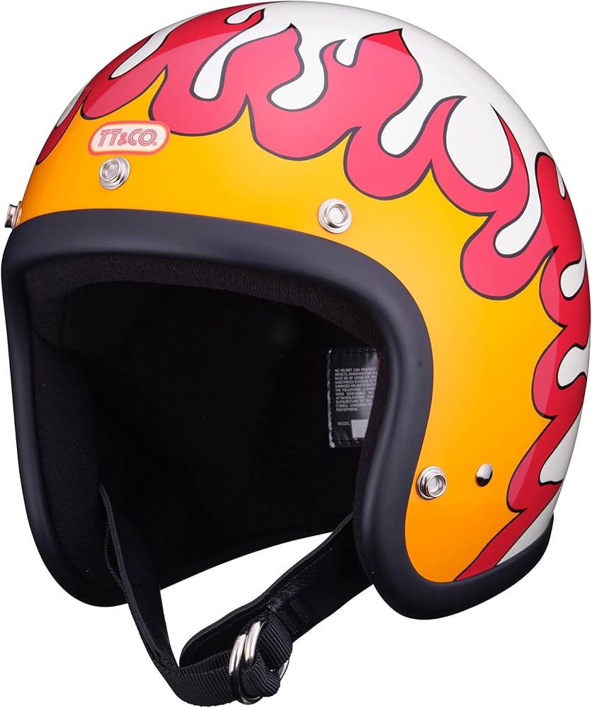 Amazon.co.jp: TT&CO. バイク ヘルメット ジェットヘルメット スーパー