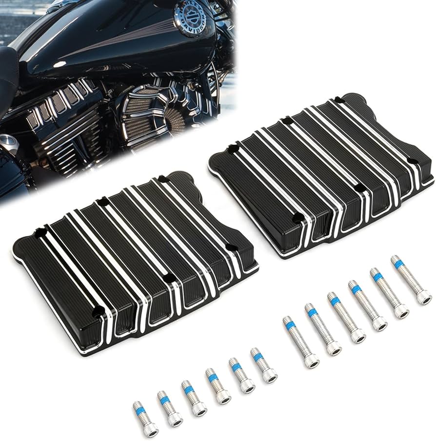 Amazon | ゲージビレットロッカーボックストップカバー ハーレー