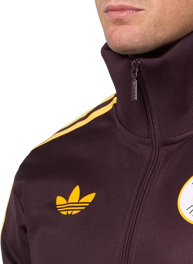 adidas Men's Portland Timbers Beckenbauer Track Top, Shadow Maroon