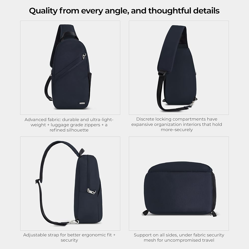 Amazon.com: Travelon Anti-Theft Classic Sling Bag : Clothing