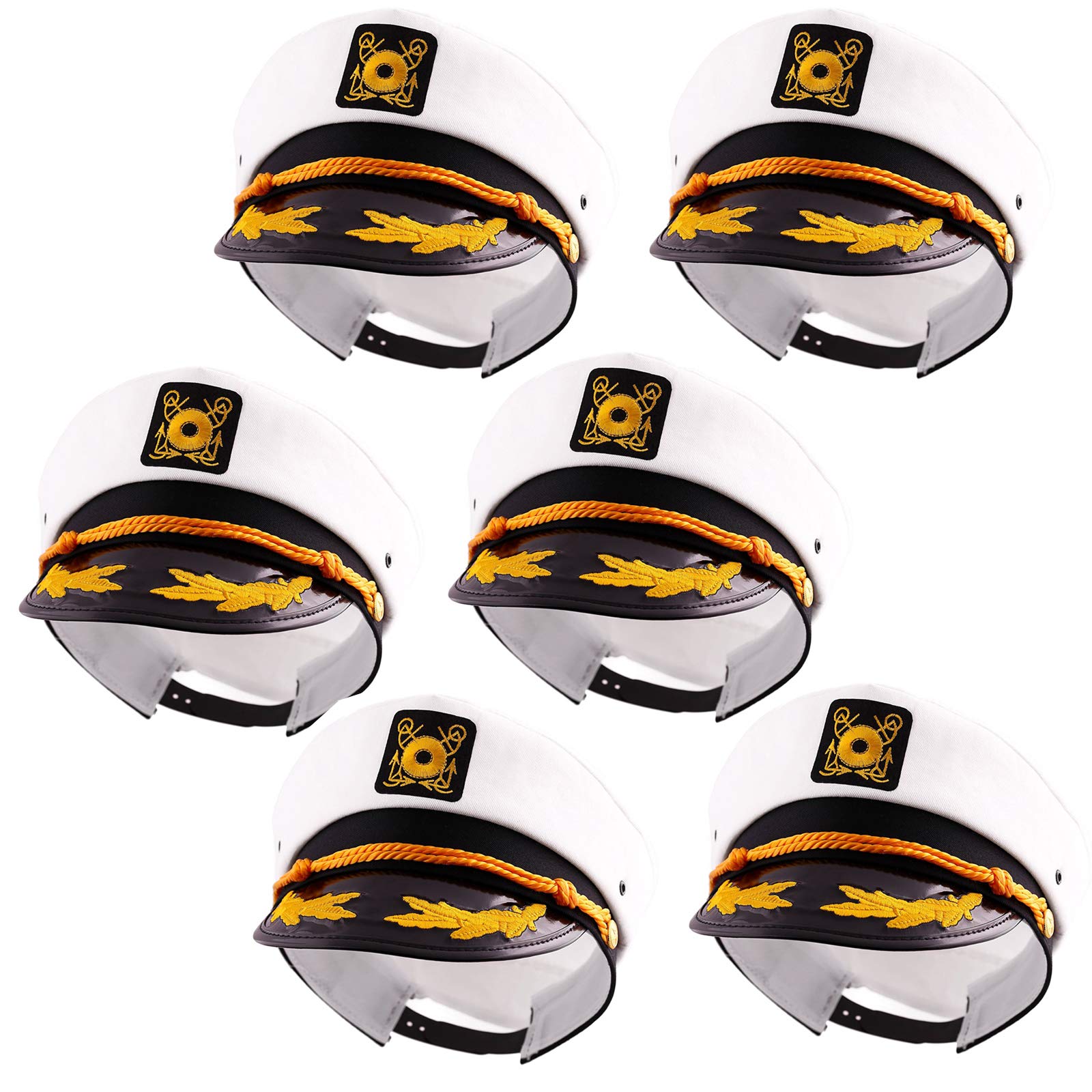 Amazon.com: Captain's Yacht Sailors Hat Snapback Adjustable Sea