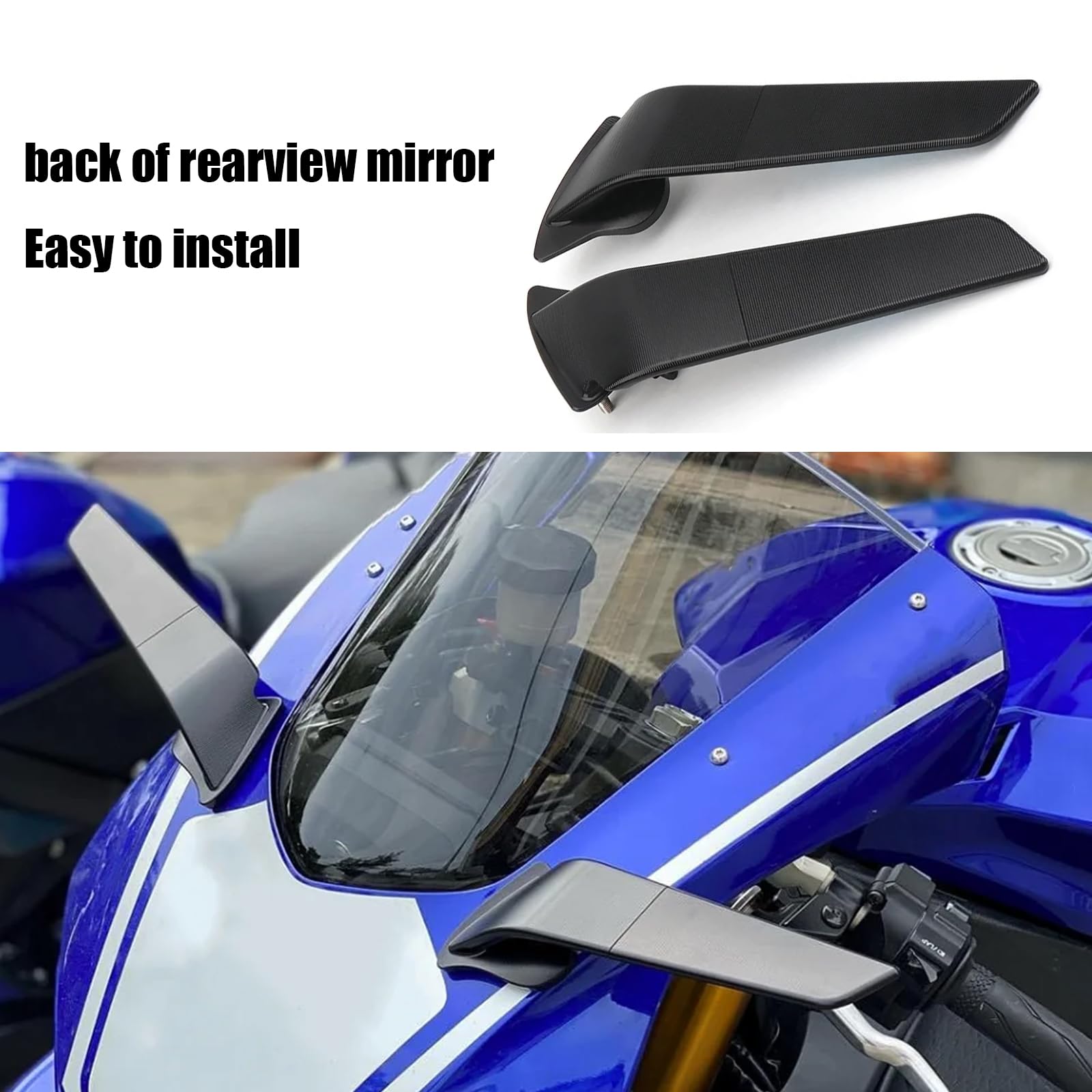 Amazon.co.jp: HUANGCJCJ FOR YZF-R1 YZF-R1M 調整可能なリアミラー