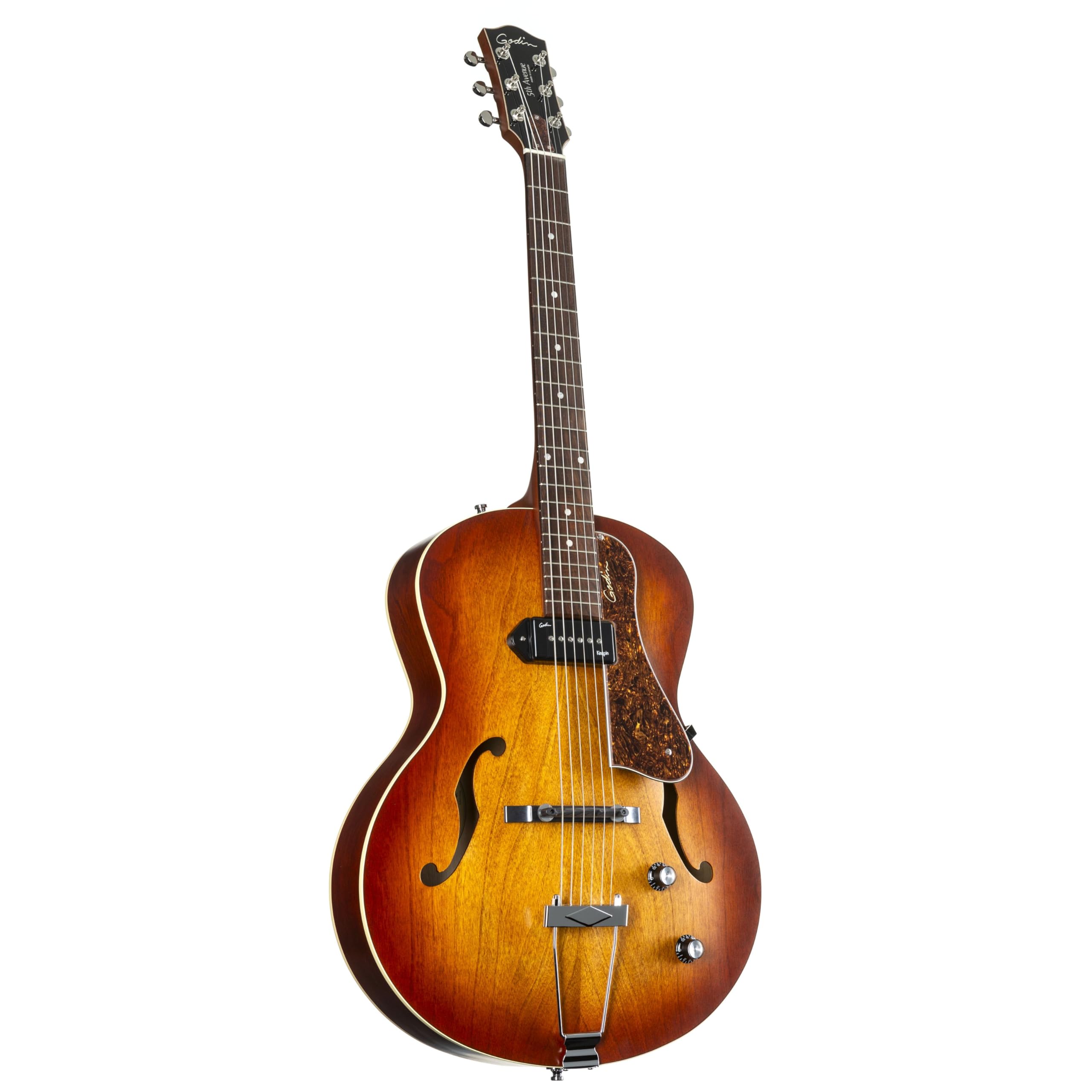 Amazon.com: Godin 5th Avenue Kingpin P90 Jazz-Style Acoustic