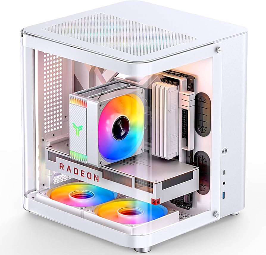 Amazon.com: JONSBO TK-1 White Micro ATX Mini Tower Computer CASE