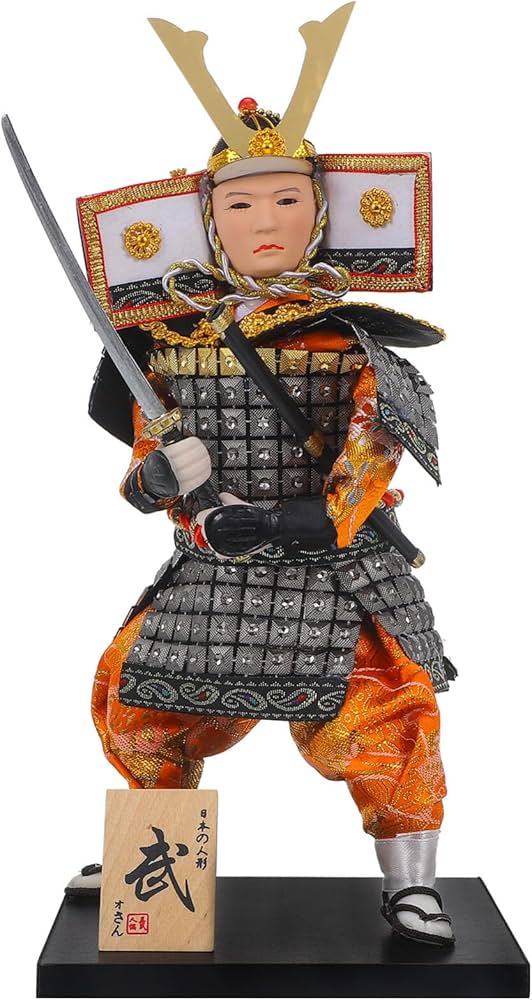Amazon.co.jp: OEIPSMK サムライフィギュア 日本 侍像 忍者 置物 伝統