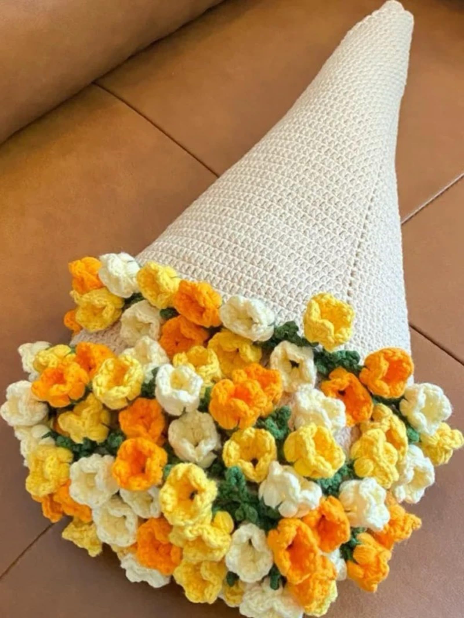 Amazon｜バラ花束ブランケット、花の花束ブランケット手作り、かぎ針