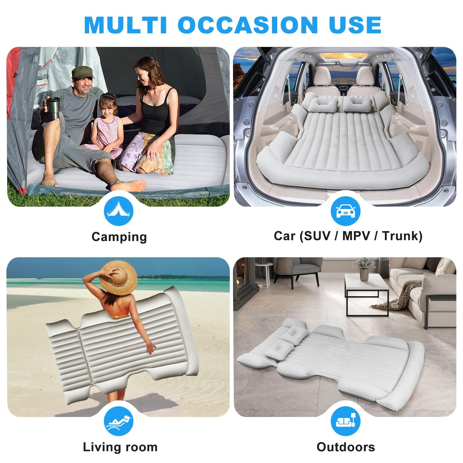 Amazon.co.jp: 車用マットレス SUV/MPV/トラック用 厚手両面フロック