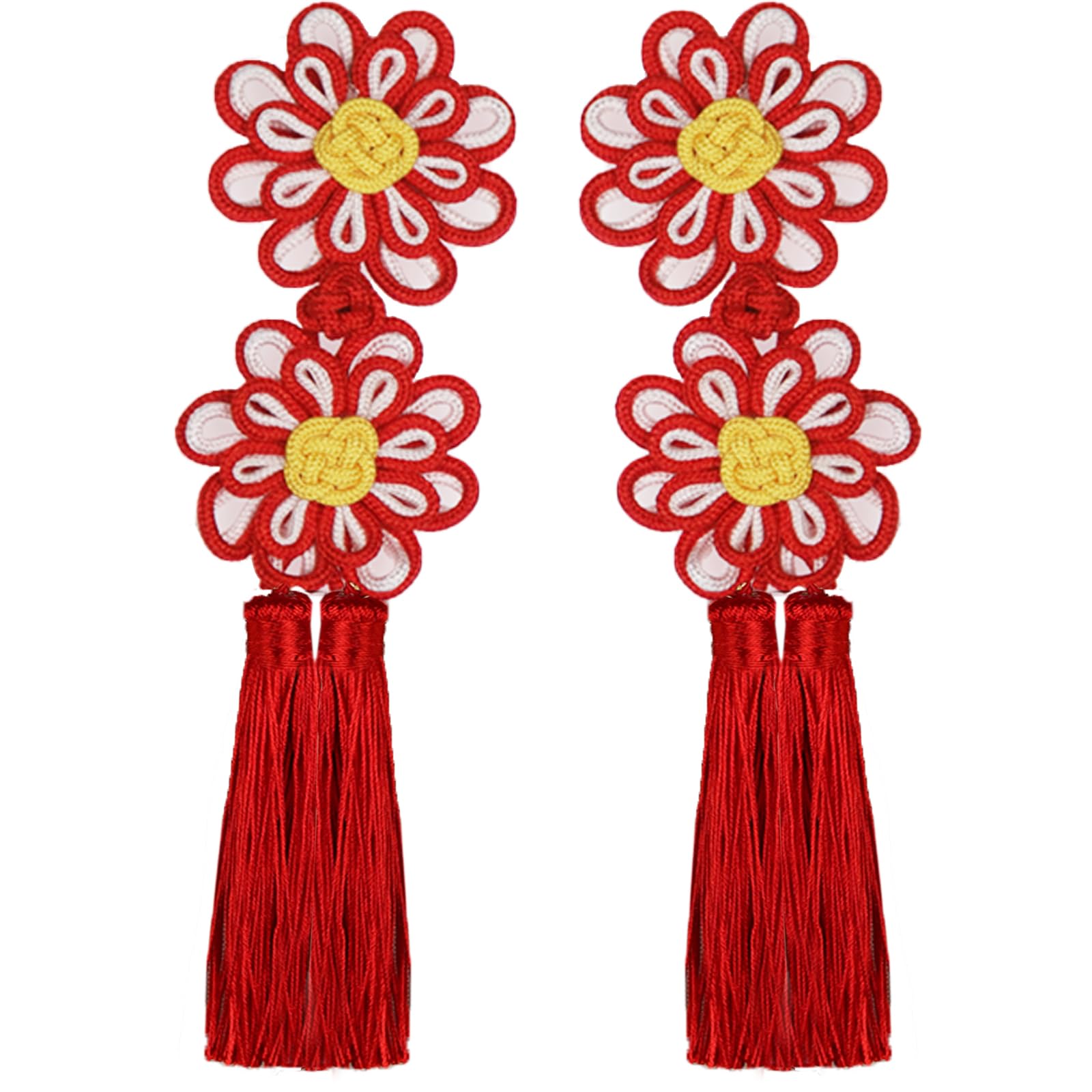 Amazon | [TOuWA] 被布飾り 被布ふさ飾り 被布コート用飾り房 ブローチ