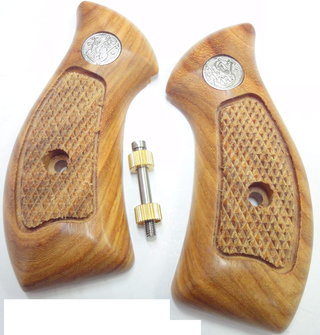 Amazon | 木製グリップ タナカ M36 チーフ 用 チェッカメダル | モデル