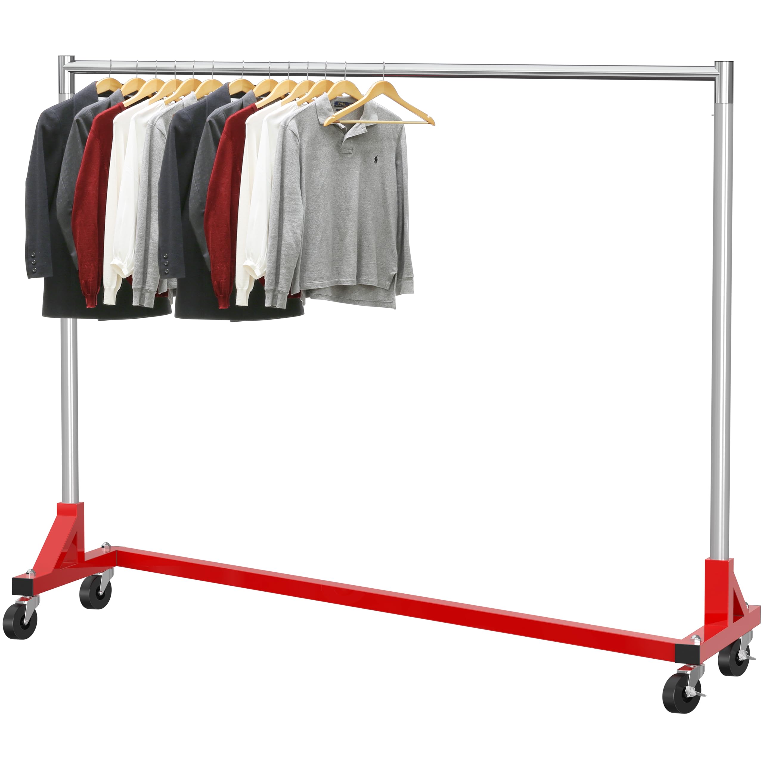 Amazon.com: Simple Houseware Industrial Grade Z-Base Garment Rack