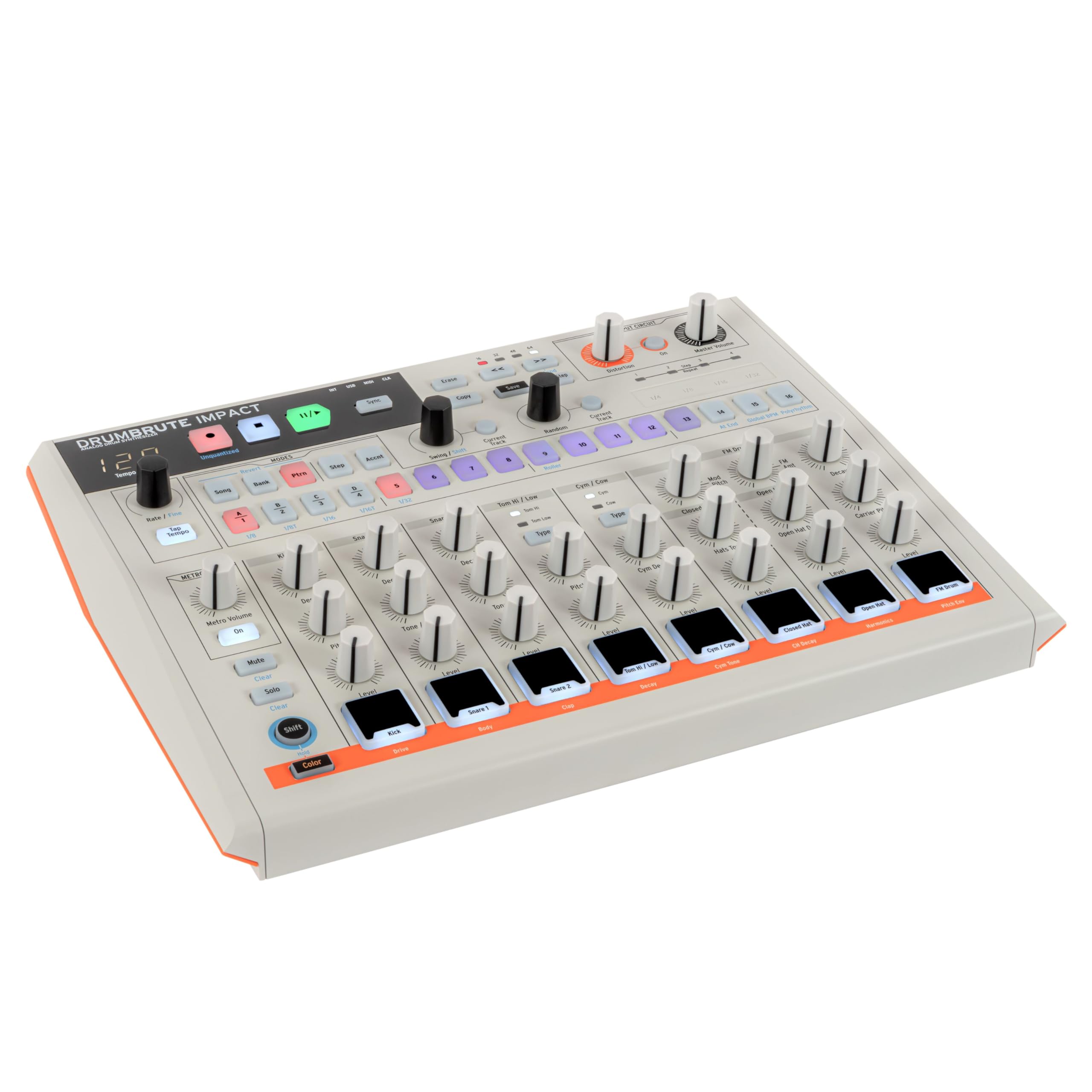 Amazon.com: Arturia DrumBrute Impact 1984 Analog Drum Machine