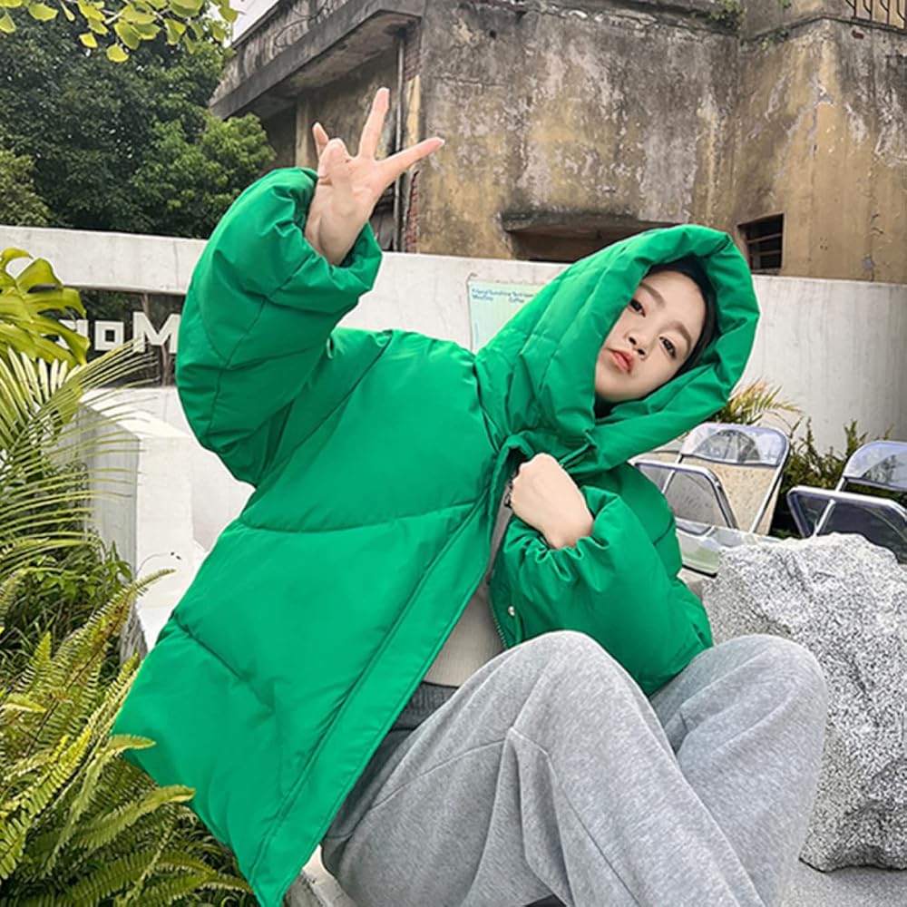 Amazon | [KYAZJA] 軽量 ダウンジャケット レディース グリーン/緑