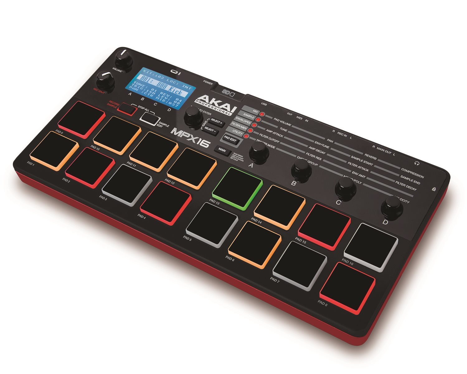 Amazon | Akai Professional サンプラー 16パッド SDカードスロット