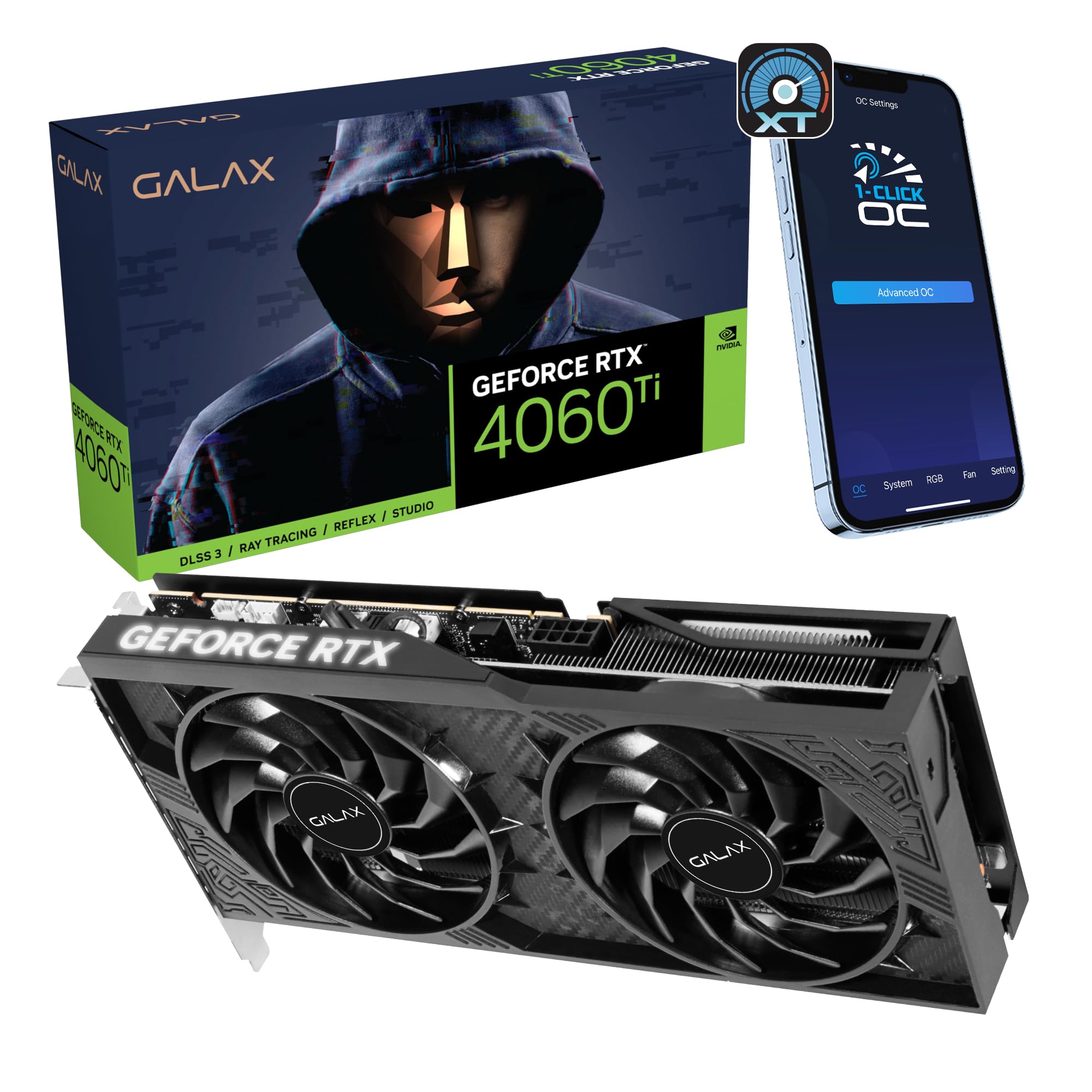 Amazon | GALAX GeForce RTX™ 4060 Ti 1-Click OC、Xtreme Tuner App