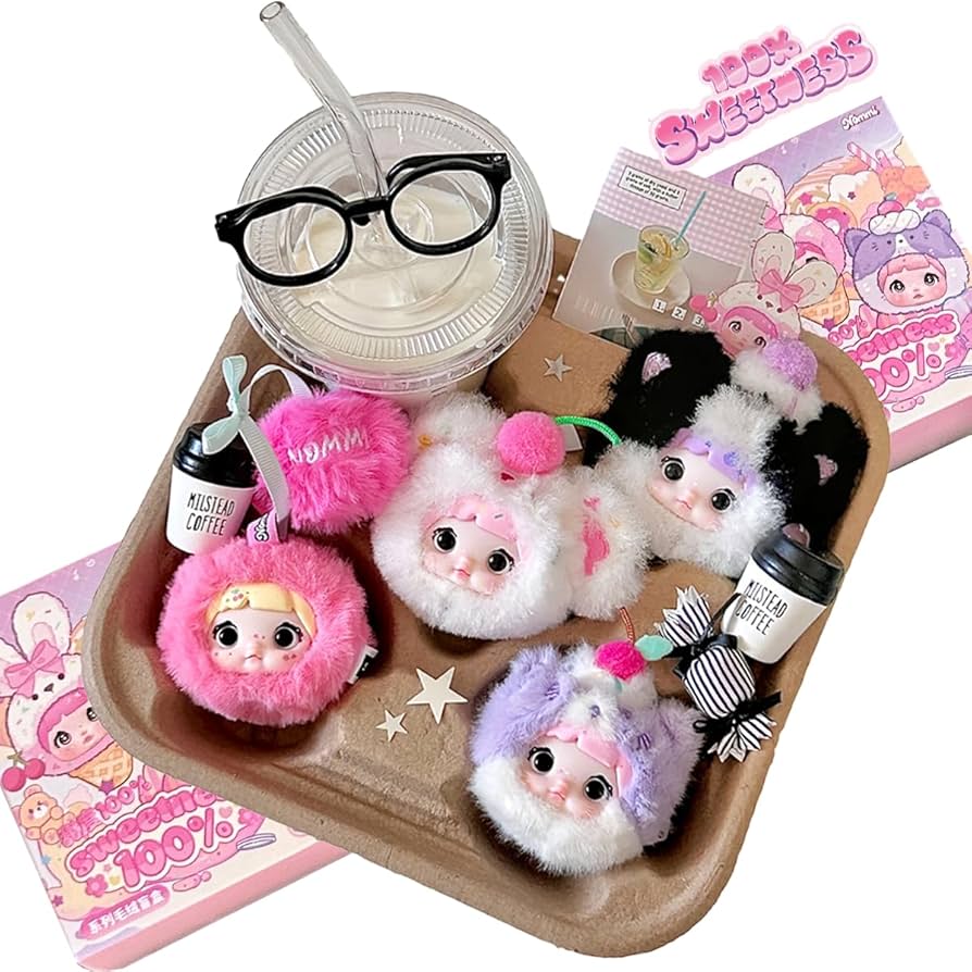 Amazon.com: REIVIVORA Mini Nommi Plush Mystery Box, Kawaii Nommi