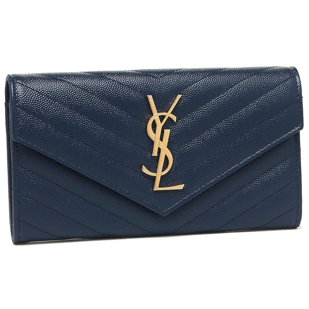 サ*サ様 SAINT LAURENT ネイビー 長財布 SAINT LAURENT ネイビー 長