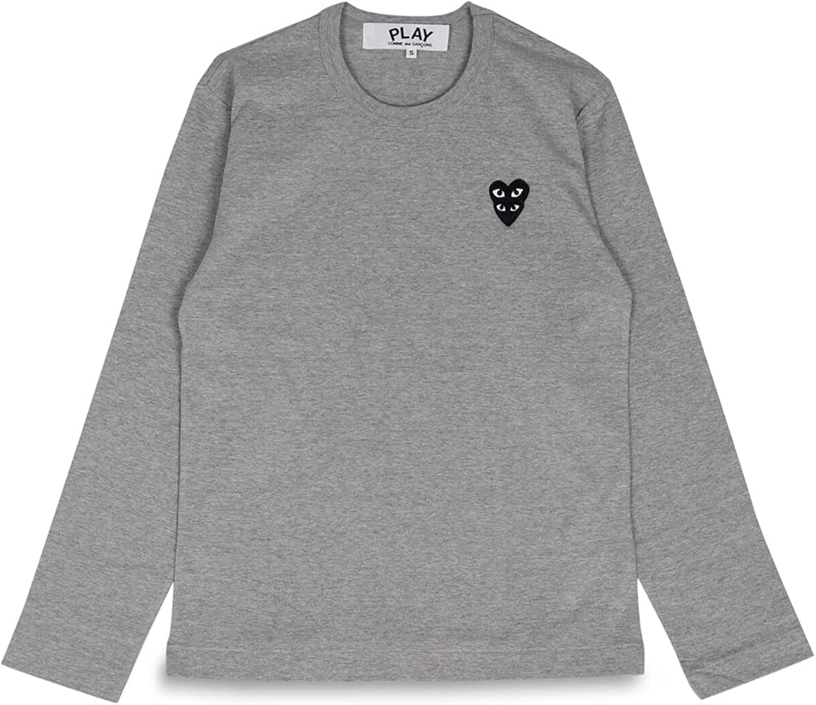 Amazon | [プレイ コムデギャルソン] Tシャツ 長袖 ロンT ブラック
