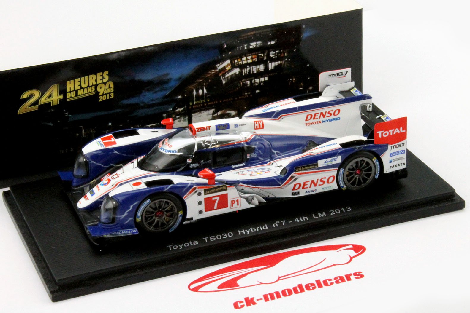 Amazon | 【Spark】1/43 Toyota TS030 Hybrid #7 LMP1 4th Le Mans