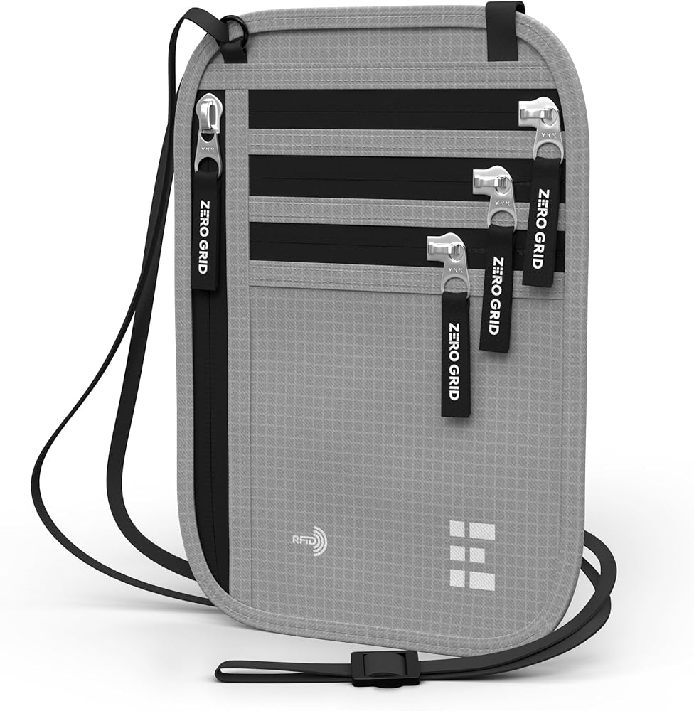 Amazon.com | Neck Wallet for Travel & Passport Holder with RFID