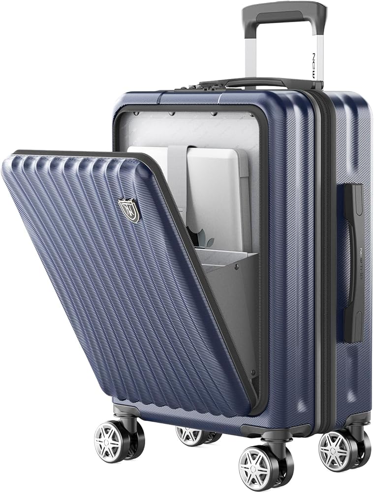 Amazon | [New Trip] スーツケース フロントオープン 拡張機能付き