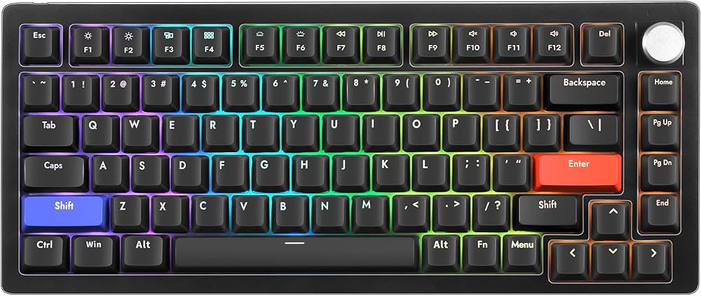 Amazon | DrunkDeer A75 ラピッドトリガー キーボード メカニカル TKL