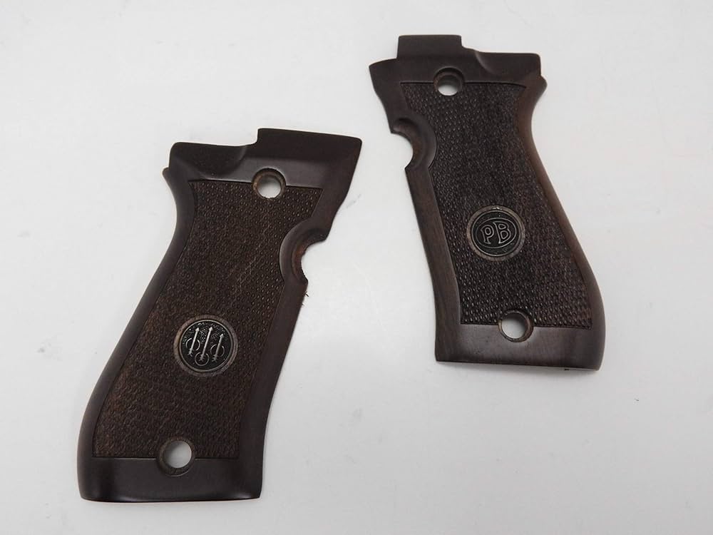 Amazon.co.jp: ベレッタ BELETTA グリップ M84 純正 M1984 木製