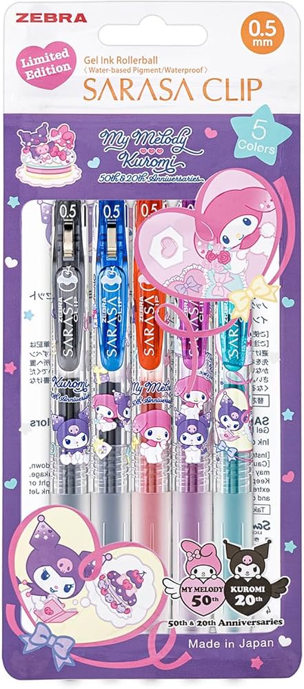 Amazon | ゼブラ ジェルボールペン サラサクリップ 0.5mm サンリオ