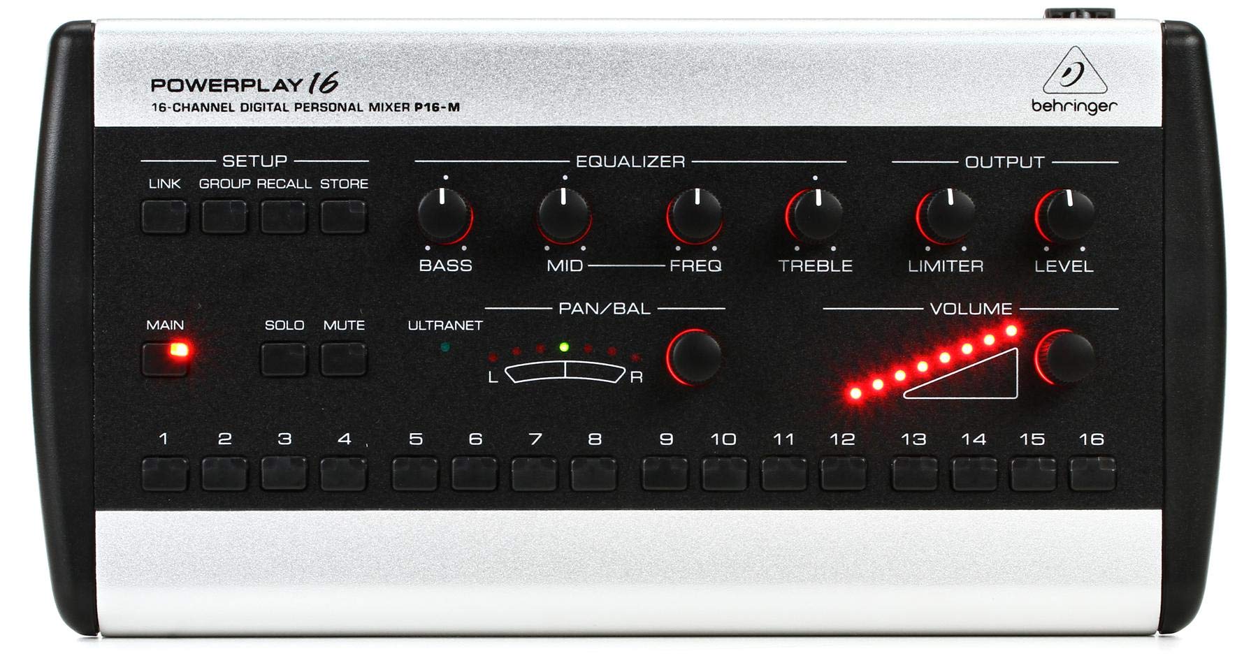 Amazon.com: Behringer POWERPLAY P16-M 16 Channel Digital Personal