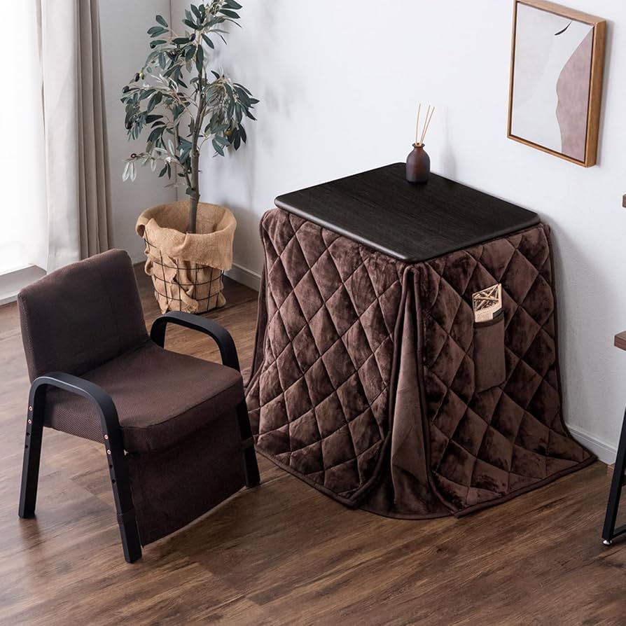 Amazon.co.jp : タンスのゲン こたつ 一人用 3点セット 幅60×50 高さ