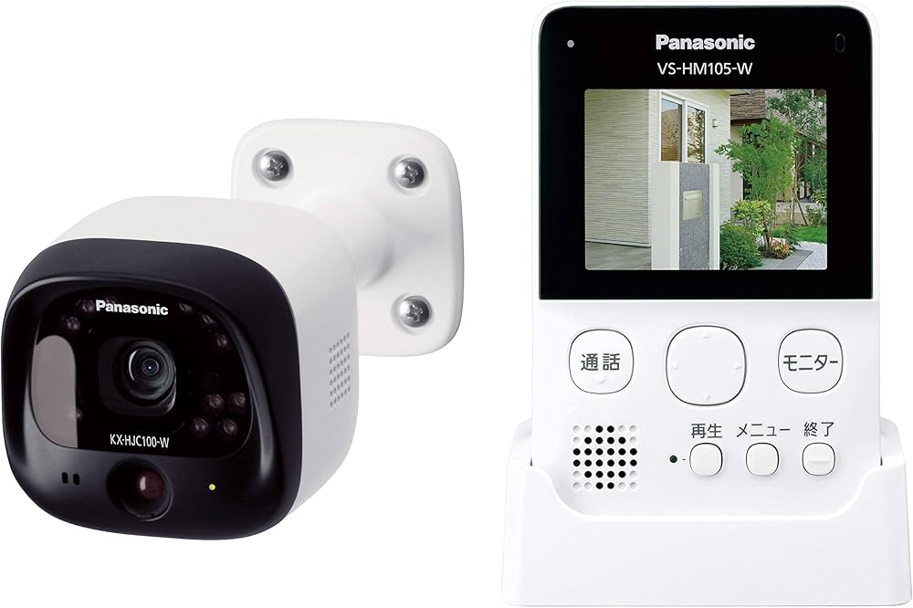 Amazon.co.jp: パナソニック モニター付き屋外カメラ VS-HC105-W : DIY