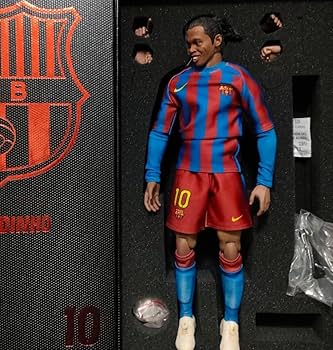 Amazon | 1/6 ロナウジーニョ アクションフィギュア バルセロナ