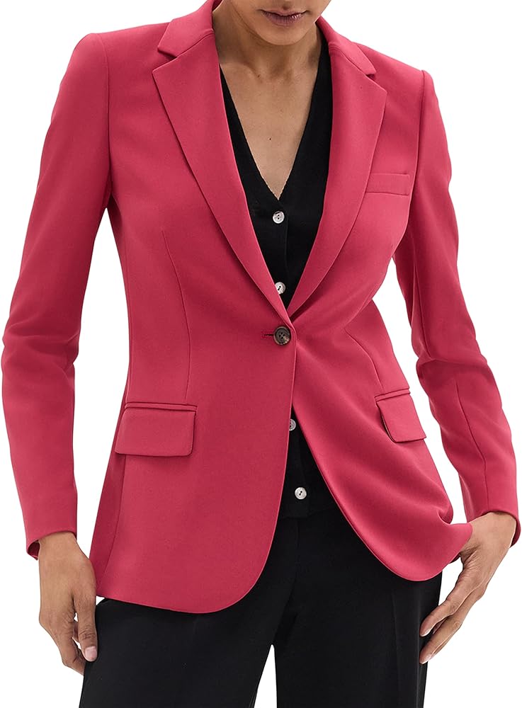 Amazon.com: Theory Women's Standard Staple Blazer B, DEEP Rose