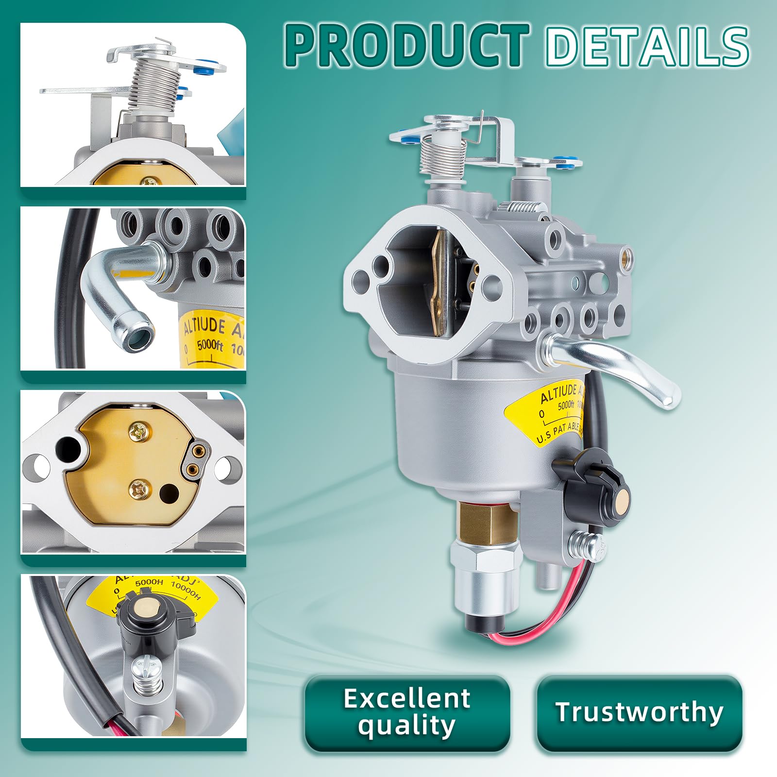 4KYFA26100 Carburetor for Onan Cummins A041D736 Microquiet 4000