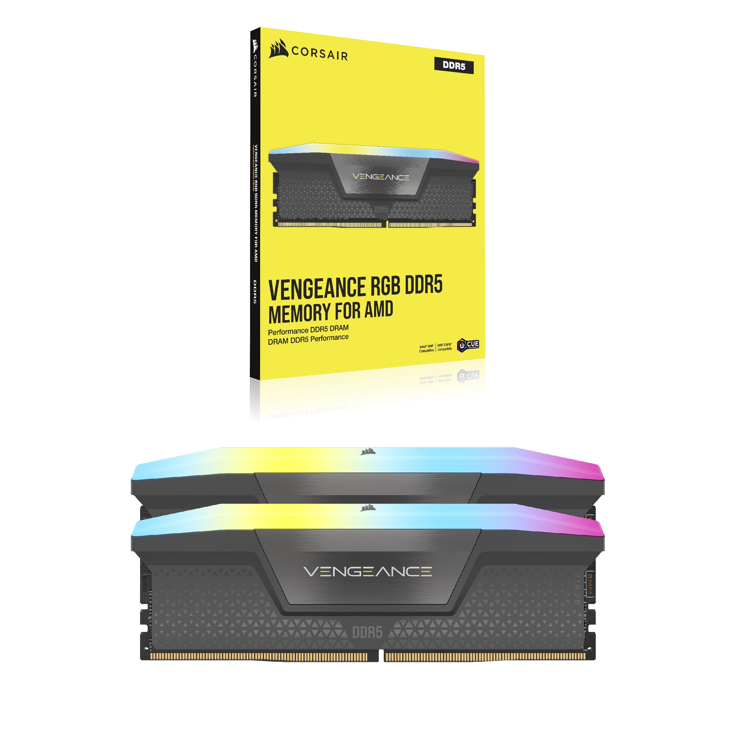 Amazon | CORSAIR DDR5-5200MHz デスクトップPC用メモリ VENGEANCE RGB