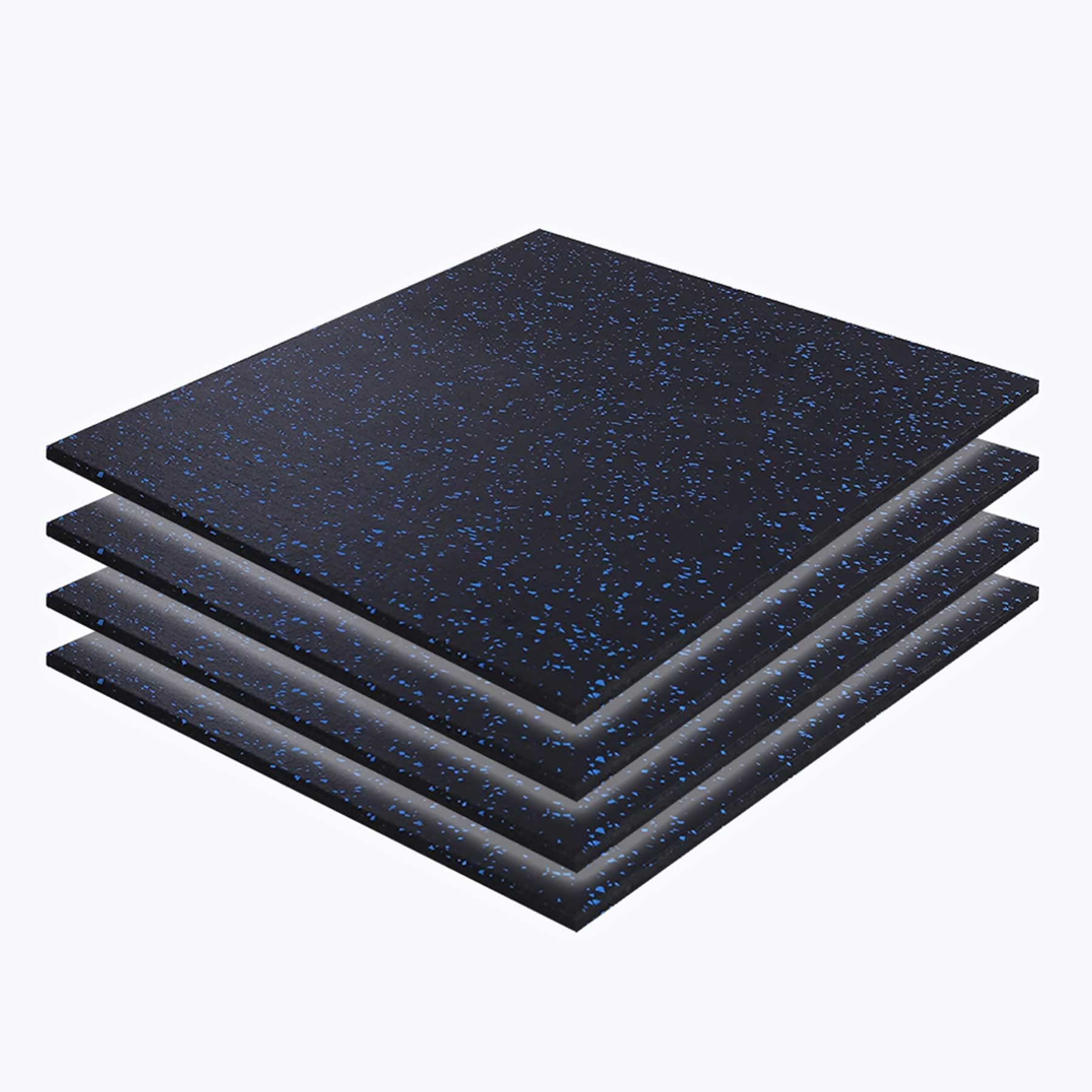 ジム用ゴムマット（青）6枚セット 50cm×50cm 厚1.5cm【楽天市場