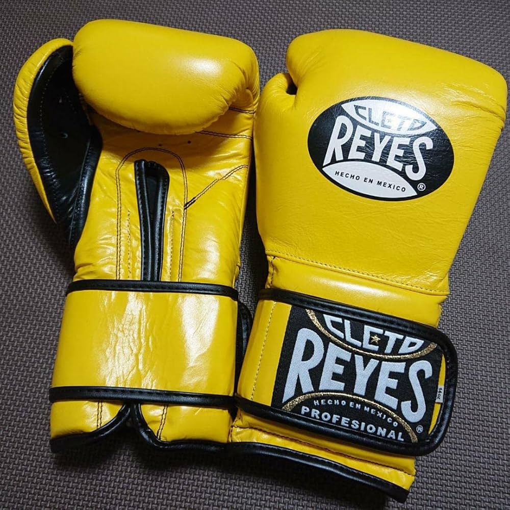 Amazon.co.jp: Reyes Reyes Boxing Gloves 14oz Yellow : Sports