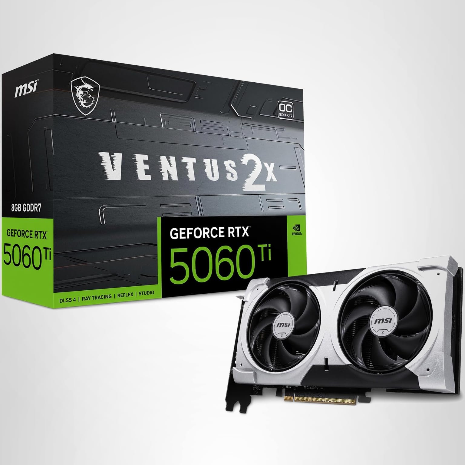 Amazon.com: msi Gaming RTX 5060 Ti 8G Ventus 2X OC Plus Graphics