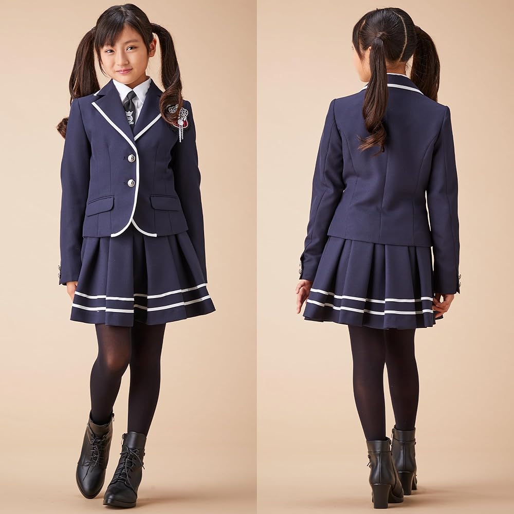 Amazon | [DECORA PINKY'S] フォーマル スーツ 女の子 卒業式 【通常A