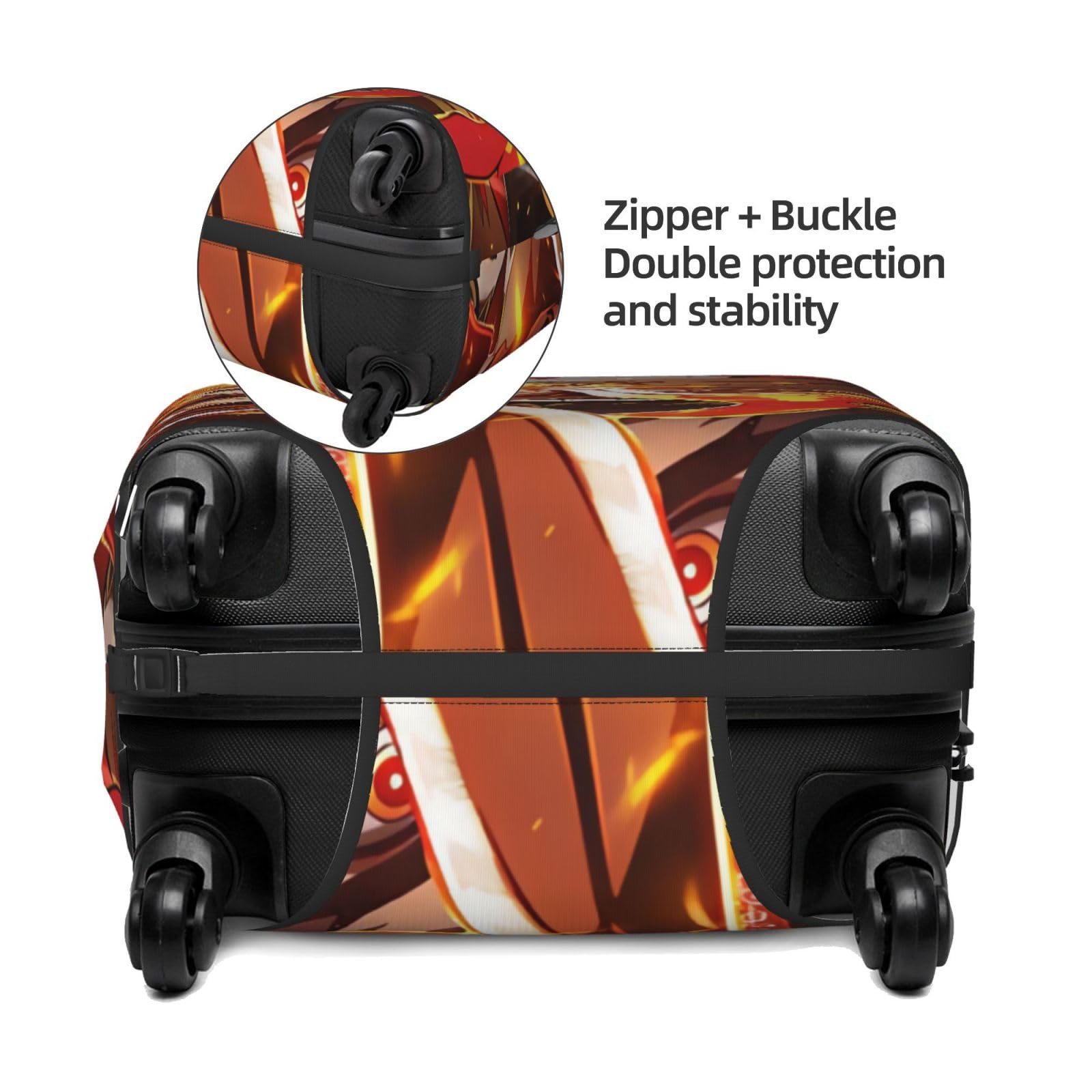 Amazon.co.jp: 鬼滅の刃 煉獄杏寿郎 無限列車 スーツケースカバー