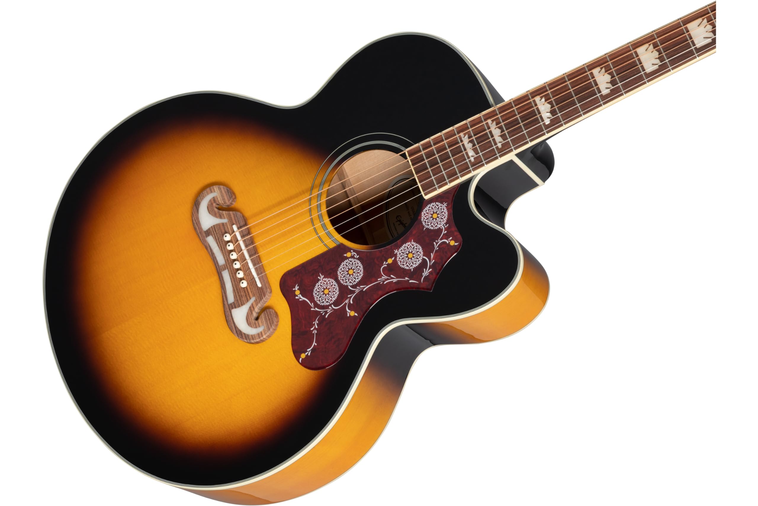 Epiphone EJ-200 CE Gold Elektro Akustik Gitar (Vintage Sunburst