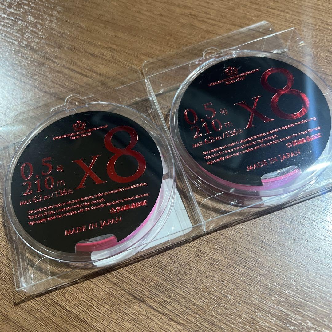 スクイッドマニア PEライン ラグジュアリーピンク0.4号240m 2個セット