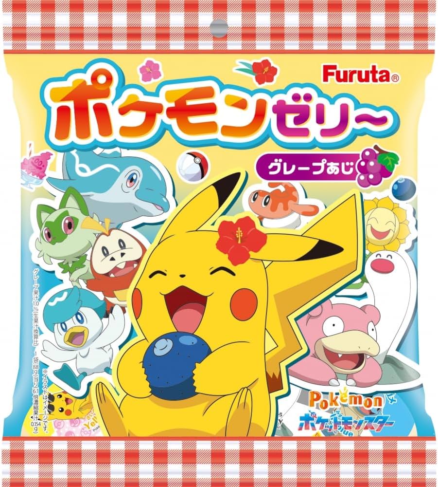 Amazon.co.jp: フルタ ポケットモンスターフルーツゼリー 88g×4袋