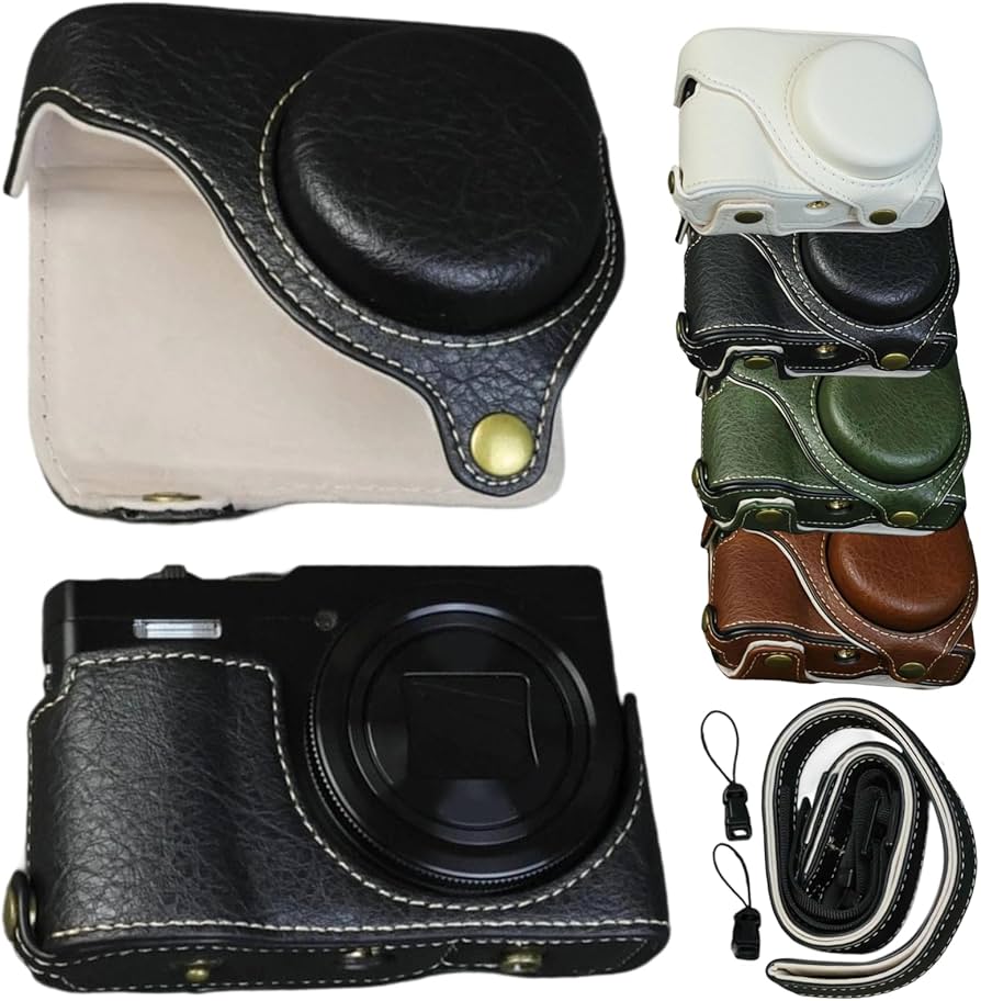 Amazon.co.jp: ケース Lumix DC-TZ99デジタルカメラ用 PUレザー保護