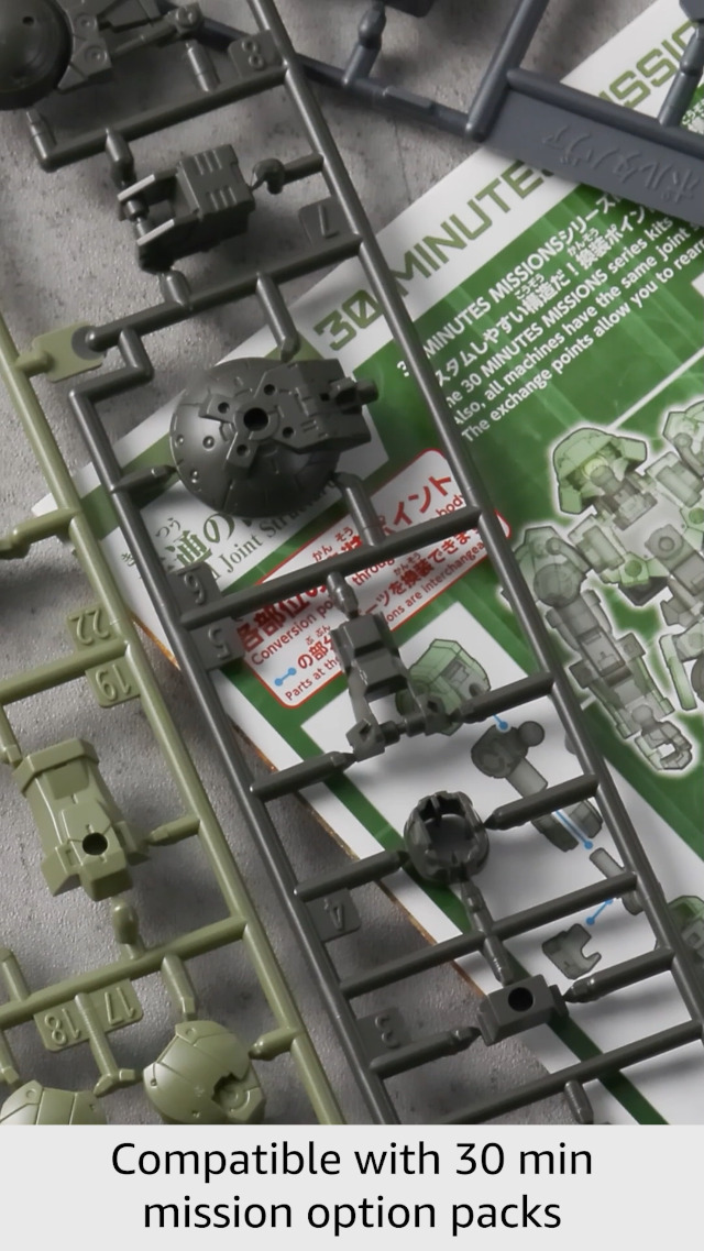 Amazon.com: Bandai Spirits Hobby #04 Bexm 15 Portanova Green 30