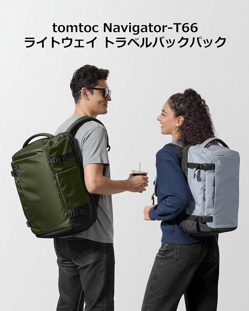 Amazon.co.jp: [tomtoc] 旅行 リュック 28L 機内持ち込み ビジネス
