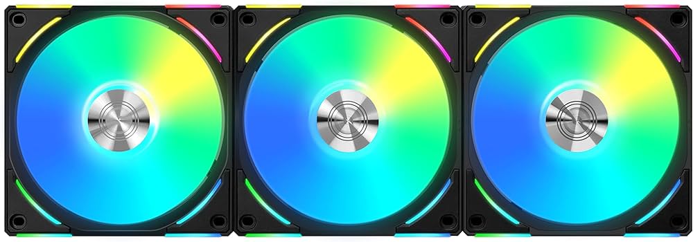 Amazon.co.jp: LIANLI 連結型ケースファン UNI FAN AL120 V2 ブラック